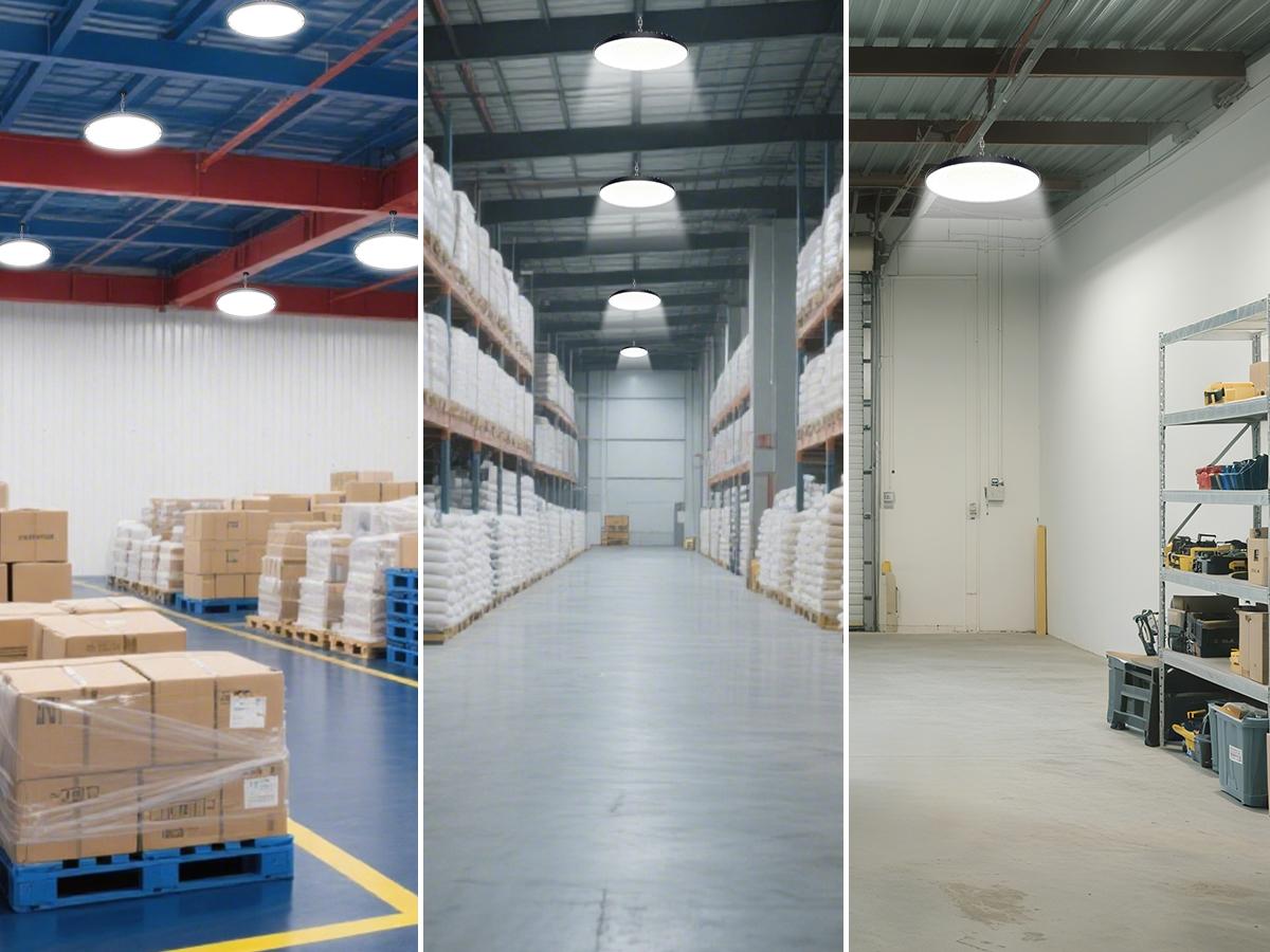 300W UFO LED High Bay Light Commercial Industrial Lighting for Warehouses and Retail Spaces 45,000 Lumens, Includes US Standard Plug and Suspension Chain, 6000K Daylight Color Temperature, Safe and Efficient