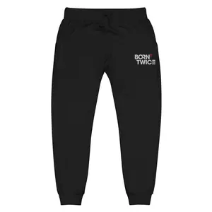 "Born Twice Descriptive Edition" Unisex Fleece Sweatpants