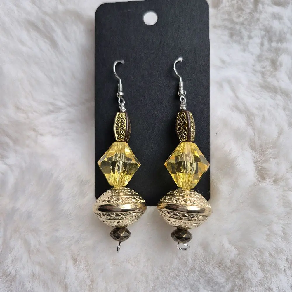handmade stone earrings