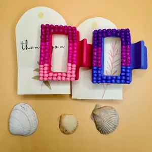Color Pop Beaded Claw Clip