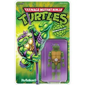 Super7 - Teenage Mutant Ninja Turtles - ReAction+ Wv1 - Donatello (TMNT)  [COLLECTIBLES] Action figurine/statue, Collectible