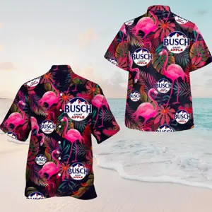 Busch Apple Hawaii Shirt, Summer Shirt, Apple Light Shirt, Hawaiian Short, Beach apparel Shirt, Shirts Men, Boys Merch, Men gifts SG