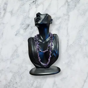 Amethyst Chip Bead Necklace