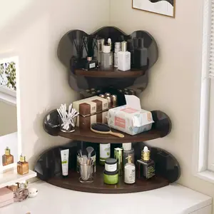 3-Tier Corner Cup Storage Rack, Countertop Mug Coffee Cup Organizer, 3 Layer Water Cup Holder Stand for Dining Table, Kitchen, Home Office