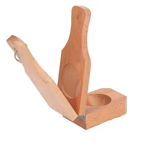 Delicious Banana Chip and Cups Wood Cake Crusher Tostones