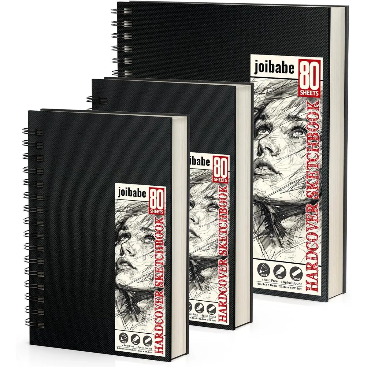 5.5 x 8.5 inches (2 Pack) + 9 x 11 inches (1 Pack)