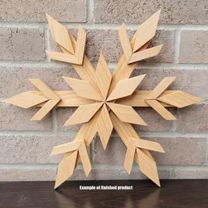 Cedar Snowflake DIY Kit - 14 inch