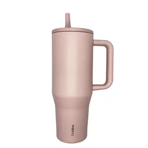 Soft Harmony Tumbler – 40 oz Stainless Steel Insulated Mug with Handle & Straw