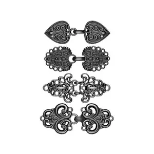 New Chinese-Style Retro Alloy Shawl Clip — Creative Openwork Scarf Buckle, Travel Accessory, Decorative Clasp, Sweater Clip & Brooch
