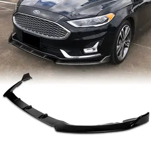Sport-Style Front Bumper Lip Body Kit Spoiler Compatible with 2019 - 2021 Ford Fusion Bumper