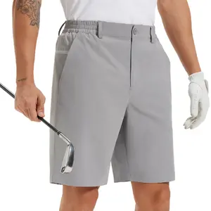 Men's Golf Shorts 9" Work Dress Shorts Casual Flat Front Hybrid Short Lightweight Quick Dry Water Resistant  with 3 Pockets for Golf Work Hiking Trips & Beach Vacation Outfit #FathersDayGift#Summervibes