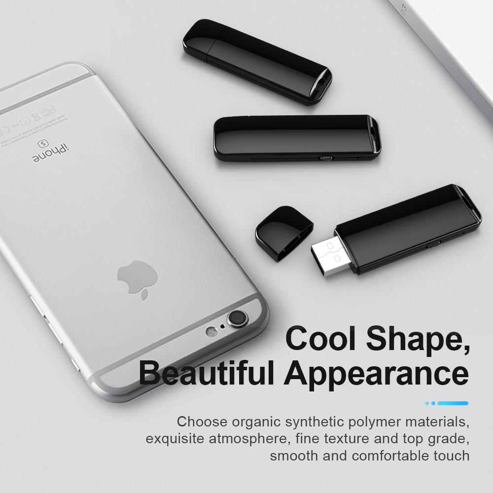 A 2-in-1 USB smart voice recording device featuring HD audio and noise reduction, with timestamp-based sorting—making it an ideal voice recorder for meeting minutes. Automatic Automatic Automatic