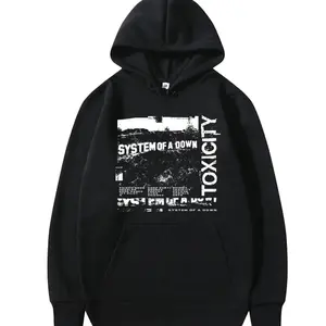 Limited System of A Down Toxicity Album Graphic Hoodie Men Women Rock Unisex Sweatshirt Tops Men's Alternative Metal Pullover JRD