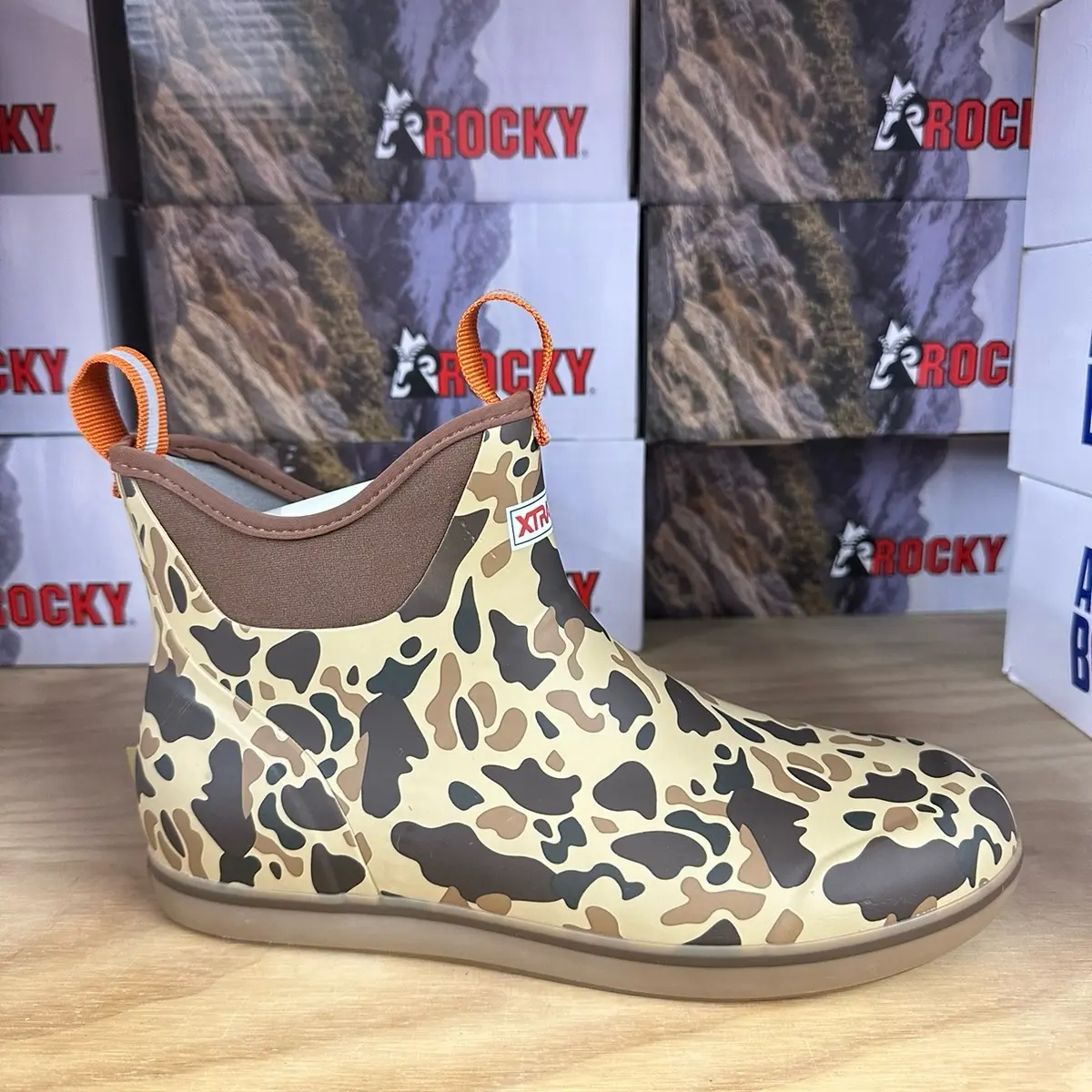 Duck Camo Ankle Deck Boot Duck Camo Ankle Deck Boot