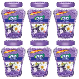 Lavender & Chamomile Crystal Beads by Natural Fragancia, 8oz (227g) (Pack of 6)