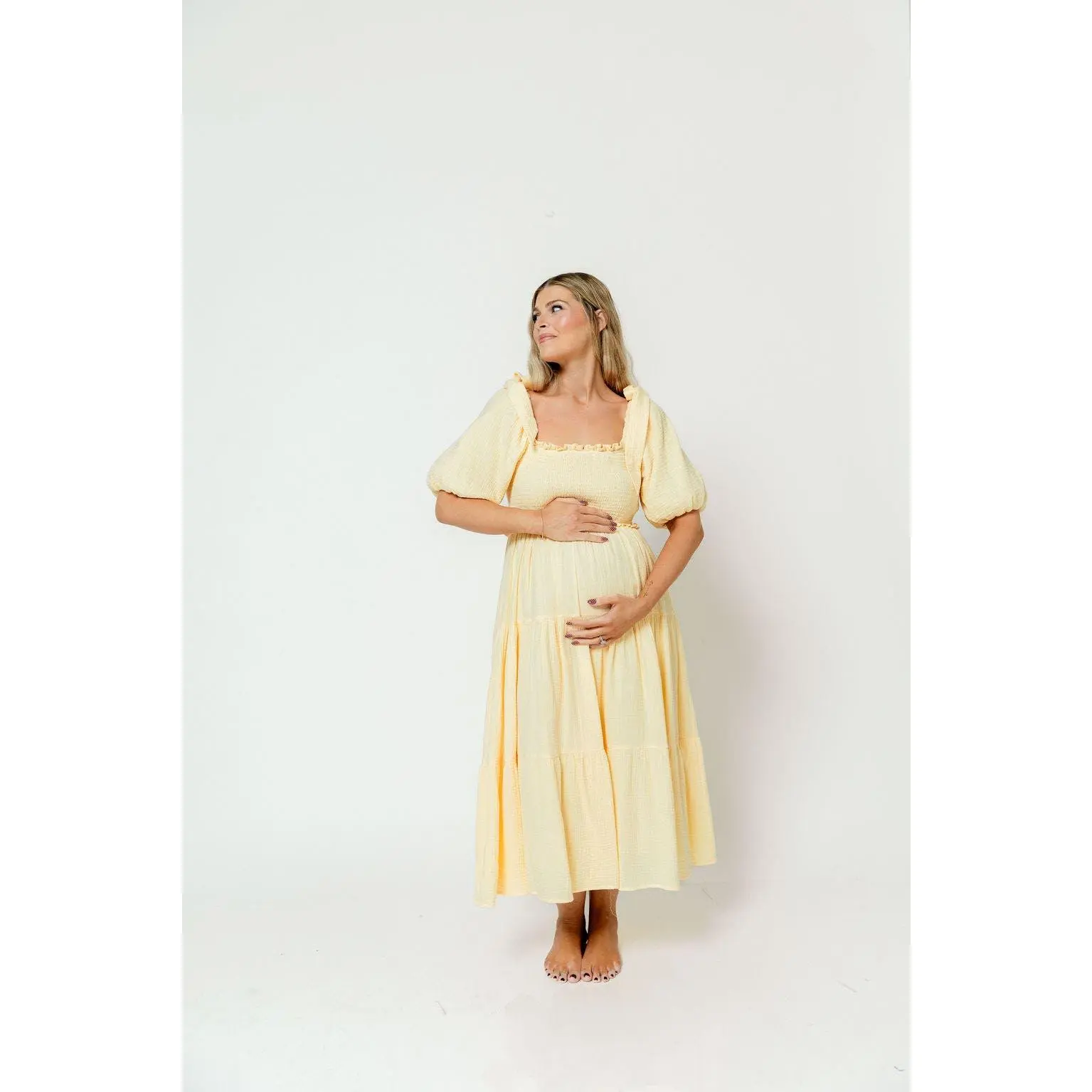 knee length dresses for ladies Mestiza Eugenia Convertible Midi Dress in Floral Buttercream – Poppy's of  Atlanta
