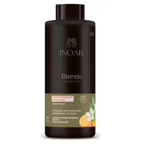 Inoar BLENDS Conditioner VEGAN 800ml Plant-Based Formula for Natural Hair Care & Versatile Use in the INOAR BLENDS Kit with Avocado Ingredients