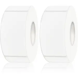 Removable Freezer Labels, Date Label 1x2 Inch  Storage Stickers,  Oil Resistant Easy Clean Leaves no  300  Per Roll,2 Rolls