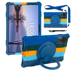 Funda Tablet Case For Blackview Tab 90 WiFi 2024, Soft Bubble Rotating Stand Cover For Tab 90 Wifi Shockproof Kids Funda