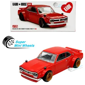 Mini GT x Kaido House 1:64 Nissan 2000GT-R (KPGC10) Kaido Street V1- Red #175
