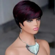 Black Root Ombre Burgundy