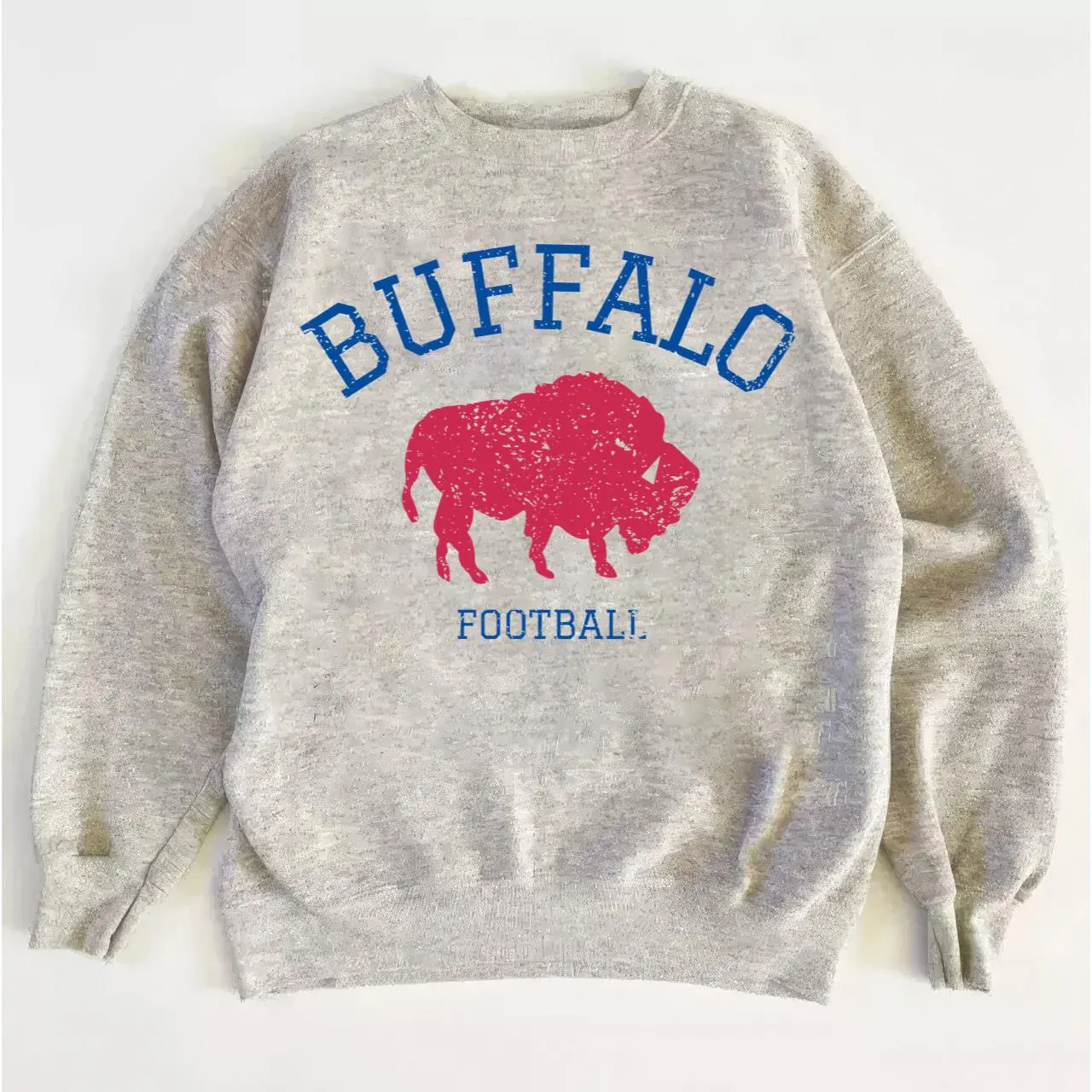 Vintage Football Sweatshirt, Bills Crewneck for Loyal Supporters and Collectors
