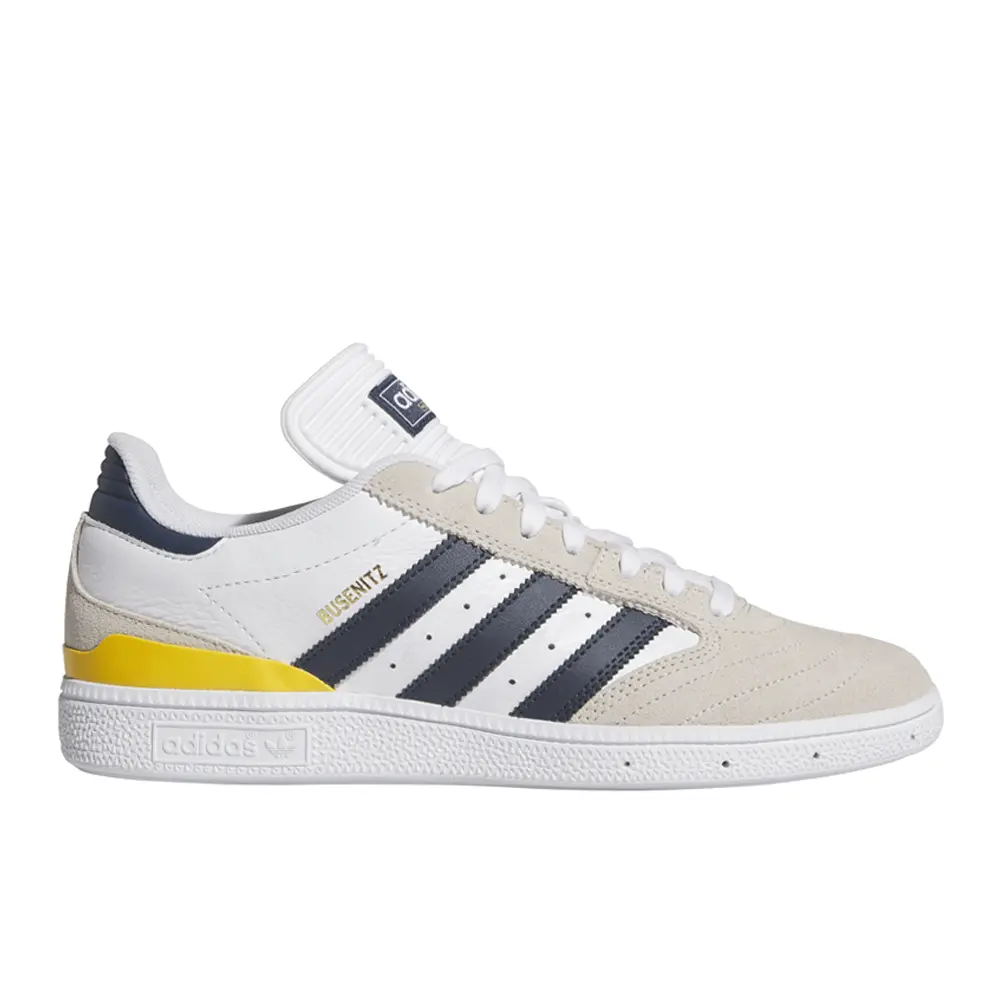 adidas Mens Busenitz Pro Skate Sneakers Shoes - Beige, White