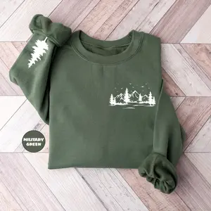 Aesthetic Nature Sweatshirt, Camping Hoodie, Nature Lover Gift, Adventure Lover Shirt, Hiking Apparel, Wanderlust Shirt, Adventure Awaits