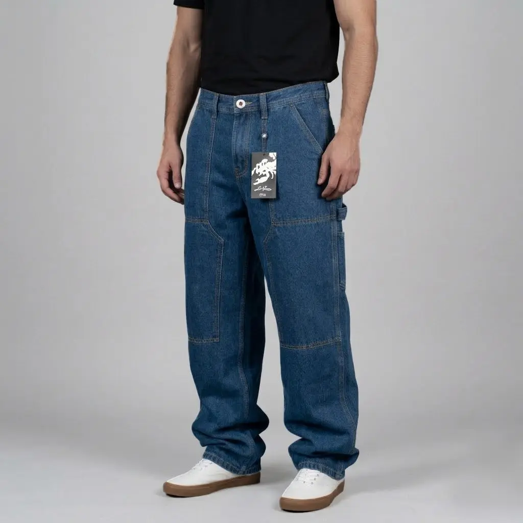 Alphonse Carpenter Jeans - Mid Wash