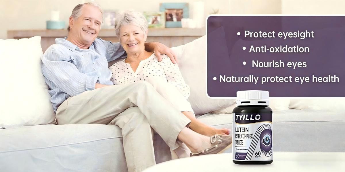 2PCS Tyillo Blueberry Lutein Ester Complex Tablets, Eye Health Supplements with Lutein Ester & Zeaxanthin, Relieve Eye Fatigue & Dryness, Support Vision Health, Vitamin Supplement