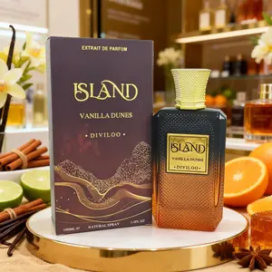 Middle Eastern Island Vanilla Dunes Cologne, Unisex, 100ML, Long-Lasting Oriental Vanilla Scent, Ideal Gift for Special Occasions