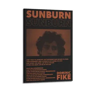 Dominic Fike Sunburn Canvas Painting Oil Painting Wall Art Canvas Poster Decorative Painting Corridor Decoration Home