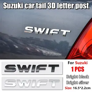 Suzuki car rear logo, car back door badge letter sticker, suitable for Suzuki Swift and other models sold on the market