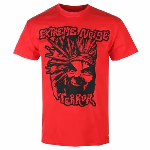 Men's T-Shirt EXTREME NOISE TERROR DAGGER Red - Graphic Tee - Casual Streetwear - Plastic Head Official Merch