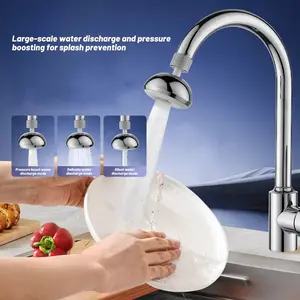 3 Modes Adjustable Faucet Sprayer Head, Anti-Limescale Water Saver Aerator, High Pressure Kitchen Tap Nozzle for Dishwashing, Faucet Sprayer Attachment
