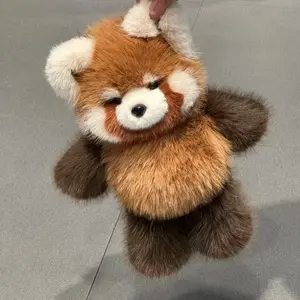 Racing Raccoon Plush Toy, Bear Pillow, Birthday Gift, Soft and Cozy, Perfect for Kids, Ideal Present for Special Occasions
