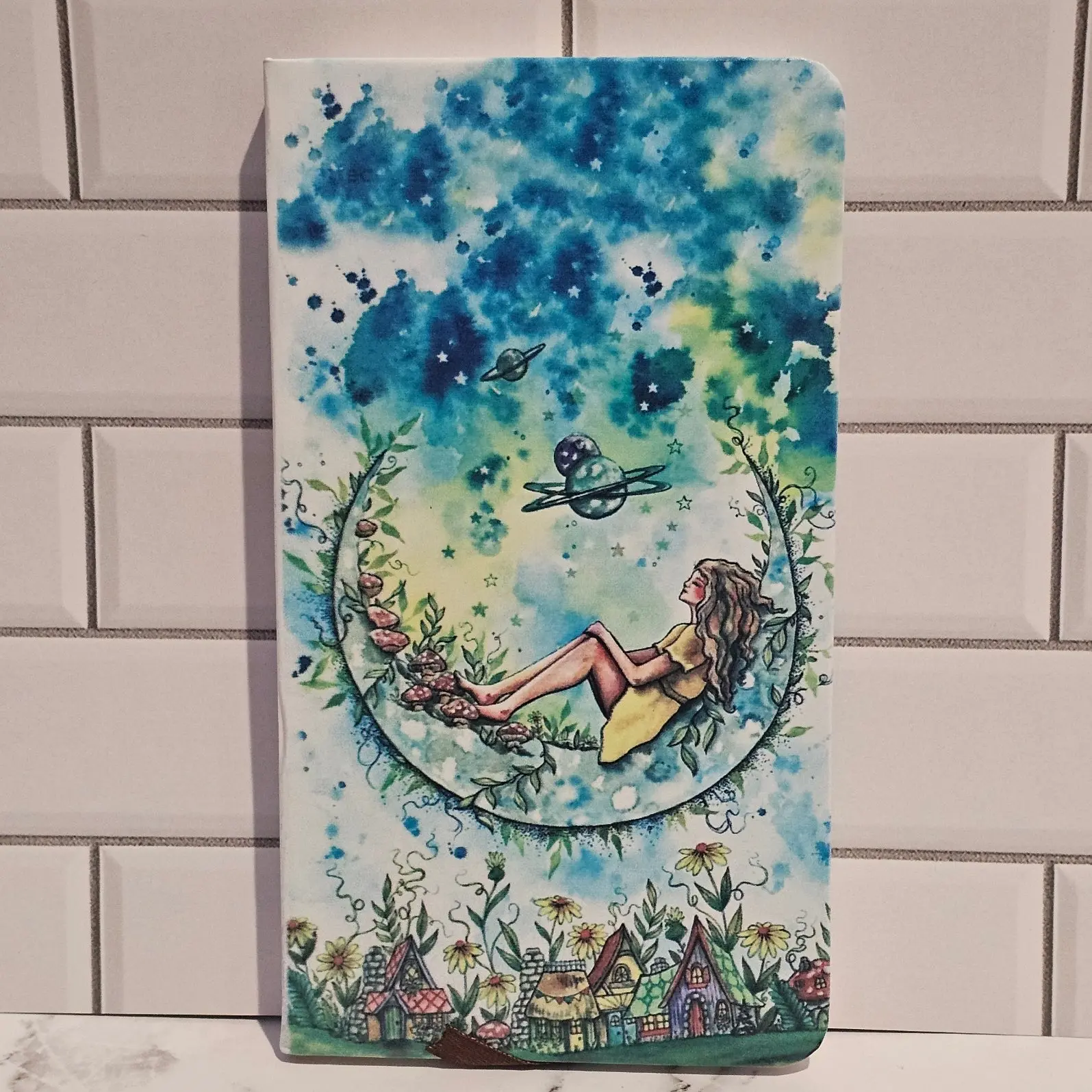 A6 hardcover lined notebook