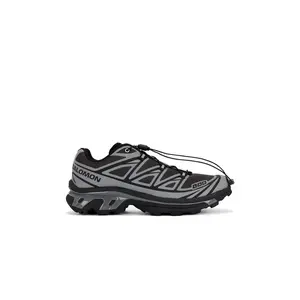Salomon XT-6 Nocturne Vision Sneaker in Black & Footwear Silver