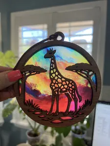 Giraffe Suncatcher for Sunny Window