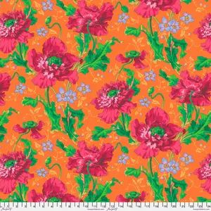 PAPAVER Red PWPJ127 Philip Jacobs Kaffe Fassett Collective AUGUST 2024