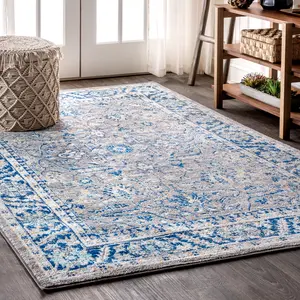 JONATHAN Y Modern Persian Boho Floral Area Rug; for Living Room, Kitchen, Bedroom, Dining Room, Office