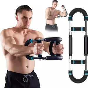Resistance Twister Arm Exerciser for Men & Women, Upper Body Muscle Builder Suitable for All Fitness Levels, Portable Home Gym Exerciser, Chest Shoulder Arm Intensive Workout Equipment