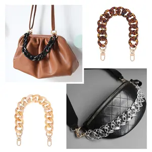 Bag strap Acrylic Luxe Bag Chain 16" Multi-Use Handle Strap & Décor Stylish Versatile for Enhancing Bag Style and Functionality