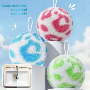 Bathroom Sink Cleaning Ball Scrubber Countertop Tub Brush for Washbasin Cleaning Multi - Purpose Bathroom Cleaning Tool