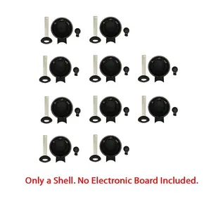 Uncut Replacement Blank Shell Kit for 2008-2012 Mini Cooper 3B Smart Car Keys, 10-Pack
