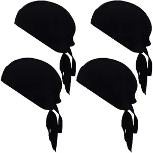 Cooling Do Rags Sweat Wicking Skull Caps Doo Rags Large Motorcycle Dew Rag Head Wrap Bandana Hats Liners for Men and Women
