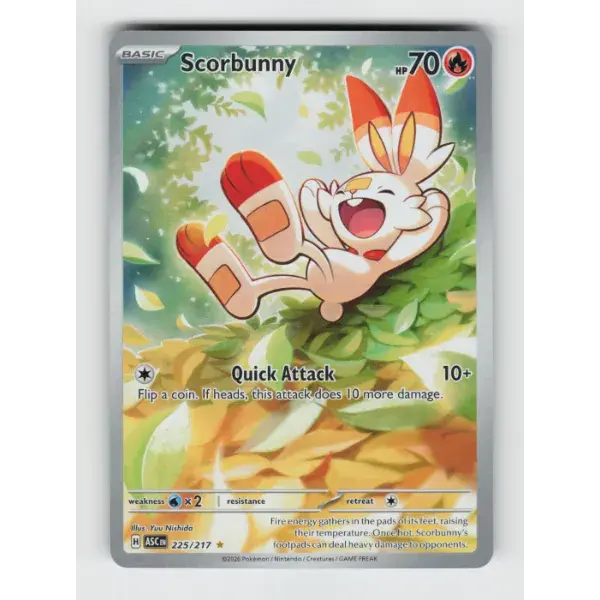SCORBUNNY - 225/217 (, ILLUSTRATION RARE)