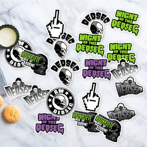 Stickers Pack 20 Pcs Colorful Vinyl Luggage Dedsec Bike Bumper Skateboard Water Aesthetic Guitar Waterproof Bottle Laptop Car