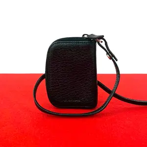 Pre-owned PRADA Calfskin Small Leather Goods Leather Key Case