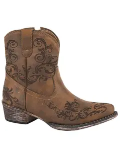 Women's Faux Leather Western Boot Snip Toe - 09-021-1567-2427 Ta
